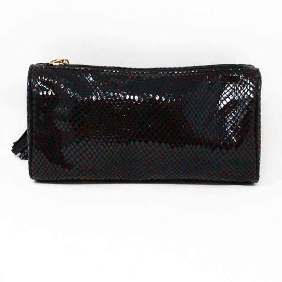 MICHAEL KORS #43058 Black Leather Clutch Bag - Picture 2 of 7